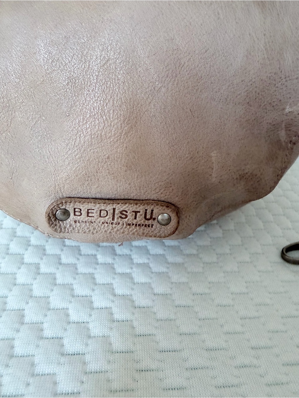 BED|STU Circular Mini Crossbody in Blush Taupe - Picture 6 of 10